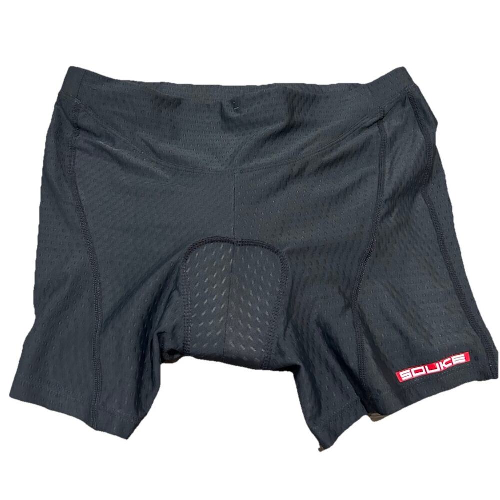 Souke Sports Women's Black Padded Cycling Shorts Large New with Tags